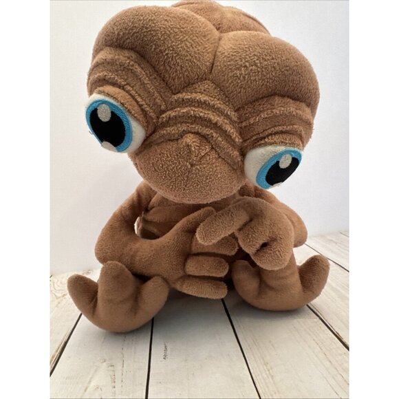 VTG Universal Studios E.T The Extra Terrestrial Embroidered Eyes 11” Plush VGUC - Picture 1 of 6
